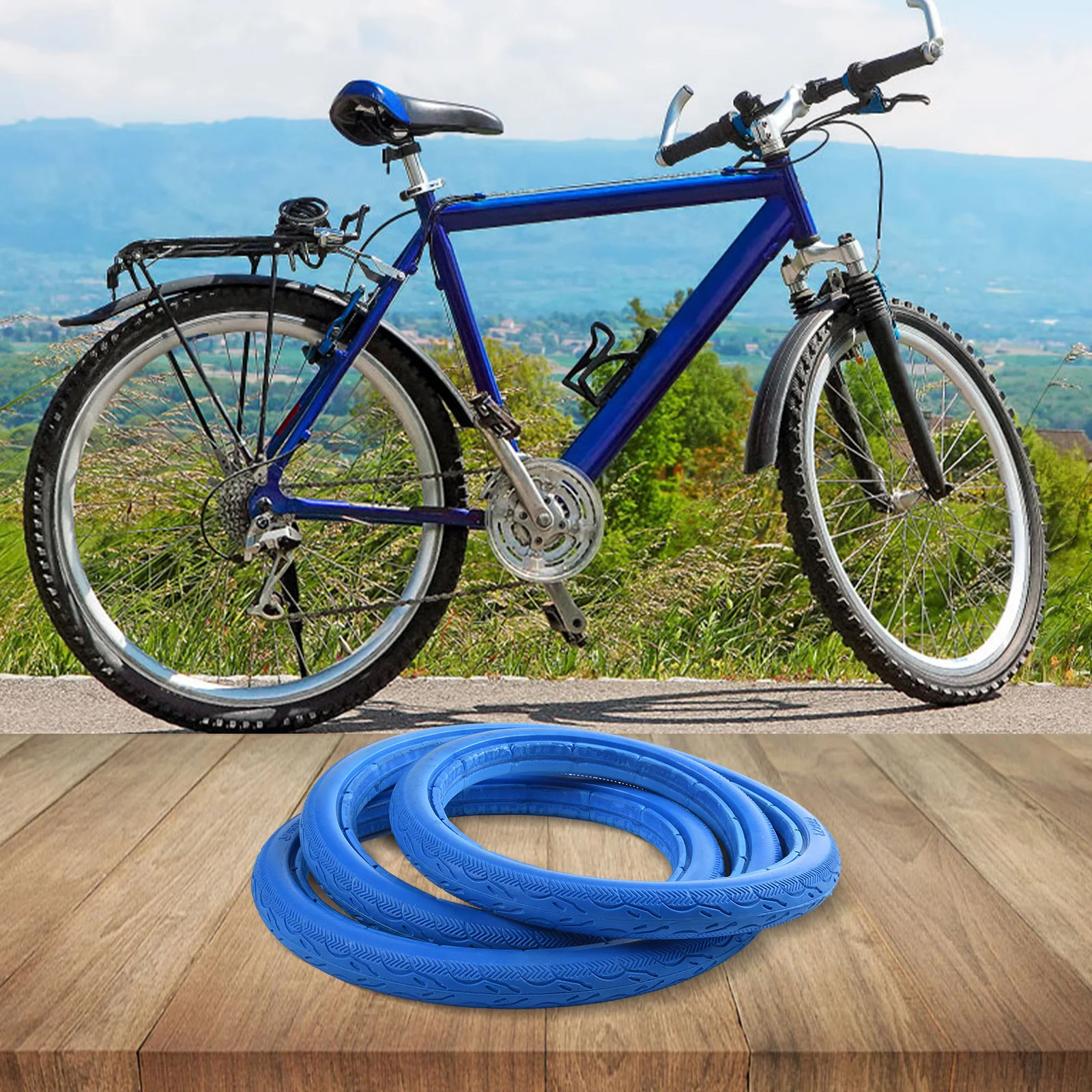 

Non Inflatable 700x23c Bicycle Tubeless Solid Outer Tire Designed for Enhanced Stability and Flat Riding Experience