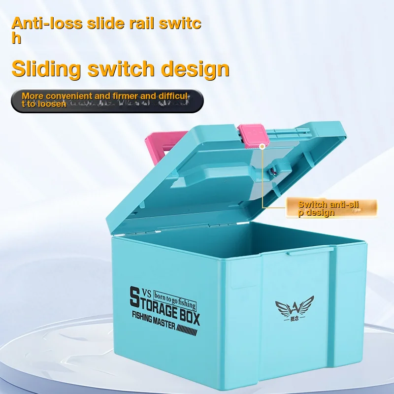 

Carpfishing Organizer Suitcase Goods Boxes Bag Box Lures Storage Tool Equipment Carp Toolbox Plastic Fishing Tackle Accessories