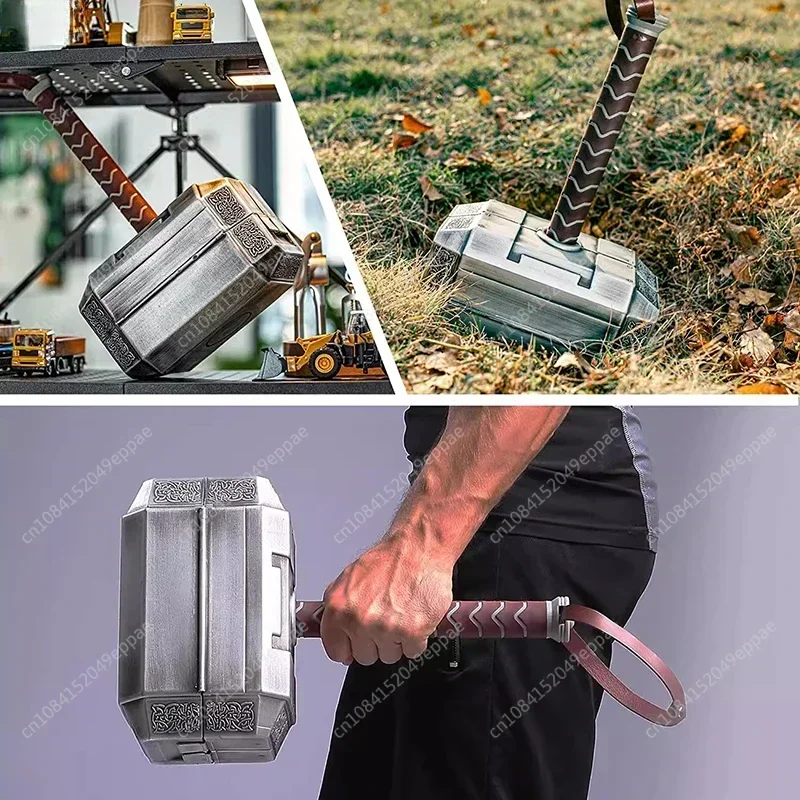 Para THORTools Thor Hammer Tool Kit - Caja de herramientas de metal resistente con martillo para profesionales