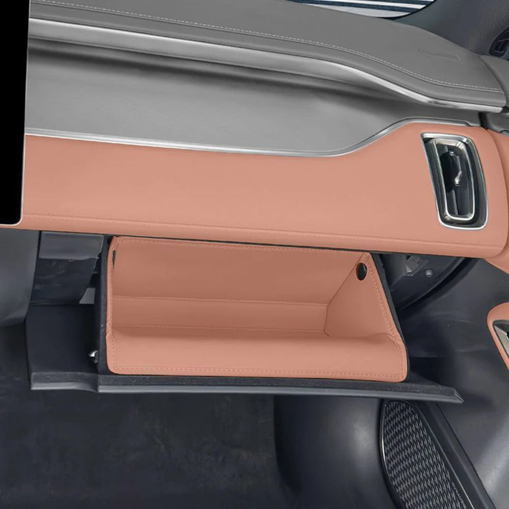 

Leather For BYD Song L 2024-2025 Car Passenger Storage Mat copilot Storage Box Protector Pad Door Anti-dirty Pad Accessories