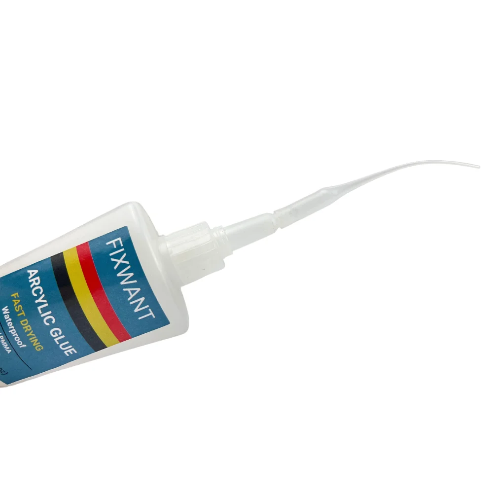 30ML FIXWANT Transparent Strong Instant Acrylic Glue PMMA Adhesive ABS Plexiglass PVC Plastic PP PC Waterproof Fast Drying Glue