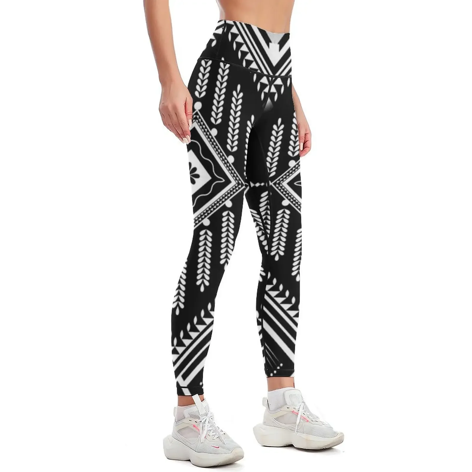 Geometric ethnic oriental pattern traditional Design. Leggings Women's gym Pants sport for girls Womens Leggings