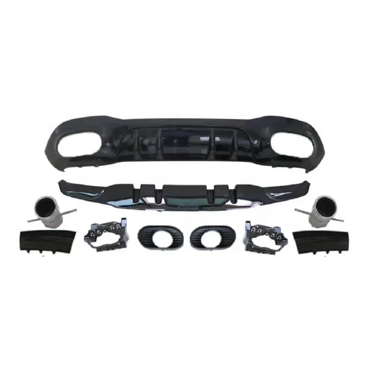 

W177 AMG A35 rear diffuser spoiler EXHAUST TAIL LIP for mercedes w177 A35 AMG body kit a class SEDAN 2019-2020