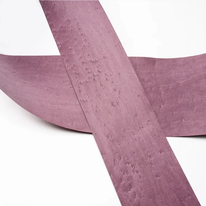 0,5 мм фиолетовый клен Burl Birdseye шпон из цельного дерева для гитары, фортепиано, инструмент, ремесленная мебель, декоративные панели L: 250X18 см