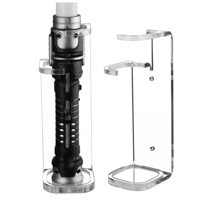 Lightsaberウォールマウントスタンド、ライトセーバー表示ラック、ウォールホルダー、ネジ付き、ほとんどのライトセーバー用の要素