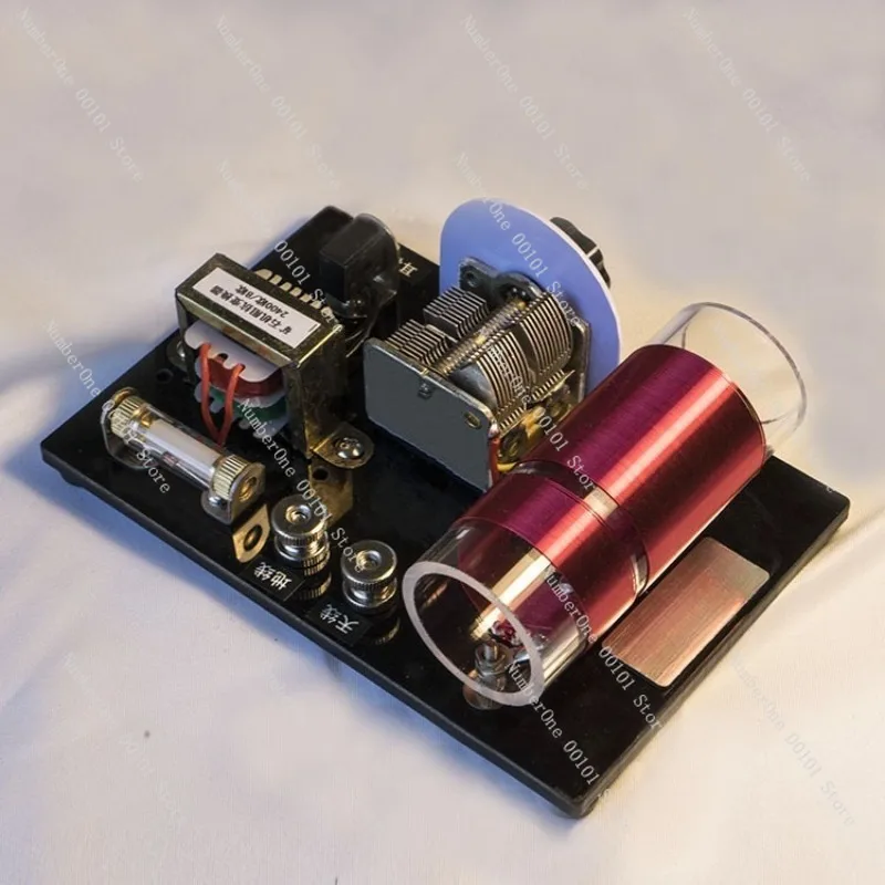 Ore radio, dual loop, air variable capacitor, diode detector, with impedance converter,