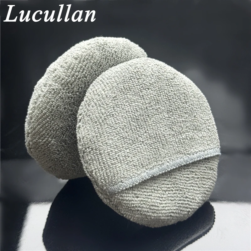 Lucullan Ice Grey Pocket Puck NO SOAK Applicator Ergonomic Ceramic Coating Applicator