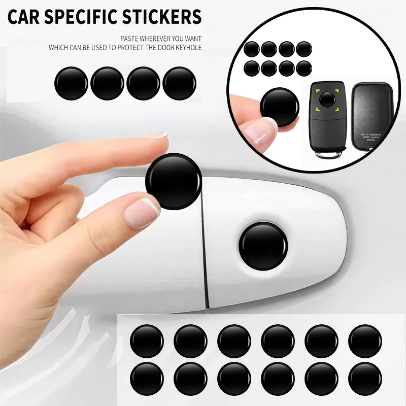 Car Door Lock Eye Protector Cover Keyhole Sticker Accessories For Lexus CT200h ES250 ES300h IS250 IS200 GS300 GS460 GX470 LS400