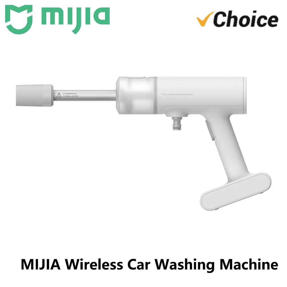 NEW MIJIA Wireless Car Washing Machine Home 2.4 MPa High Pressure Sprayer Sprinkler Cleaner Foam Generator Cleaning Care Car *CN