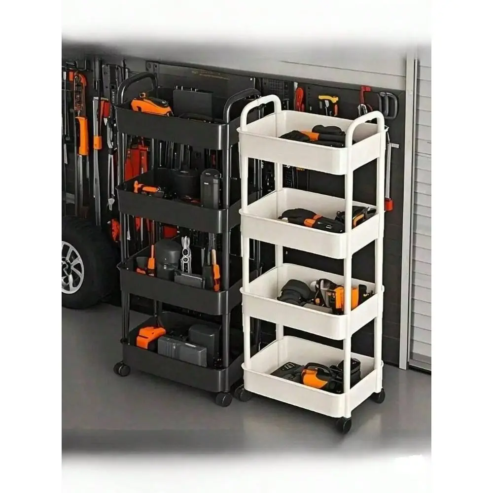 

Modern And Minimalist 5Tier 4Tier 3Tier Storage Cart With Wheels Is A Great Gift Option. Easy To Assemble And Disassemble, It C