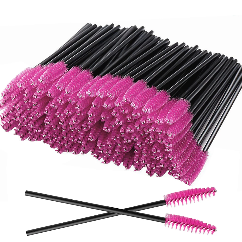 100/300Pcs Lash Brushes Disposable Eyelashes Extension Brush Makeup Tool For Mascara Wands Applicator Spoolers Tools Wholesaler