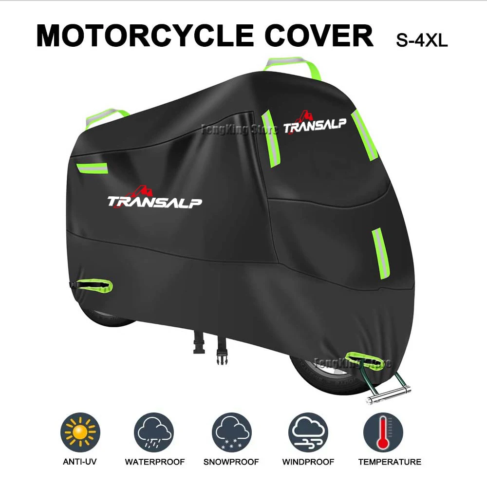 

For Honda TRANSALP XL 600 650 700 V XL700V Motorcycle Cover UV Protective Dustproof Snowproof Outdoors Rain Waterproof Cover