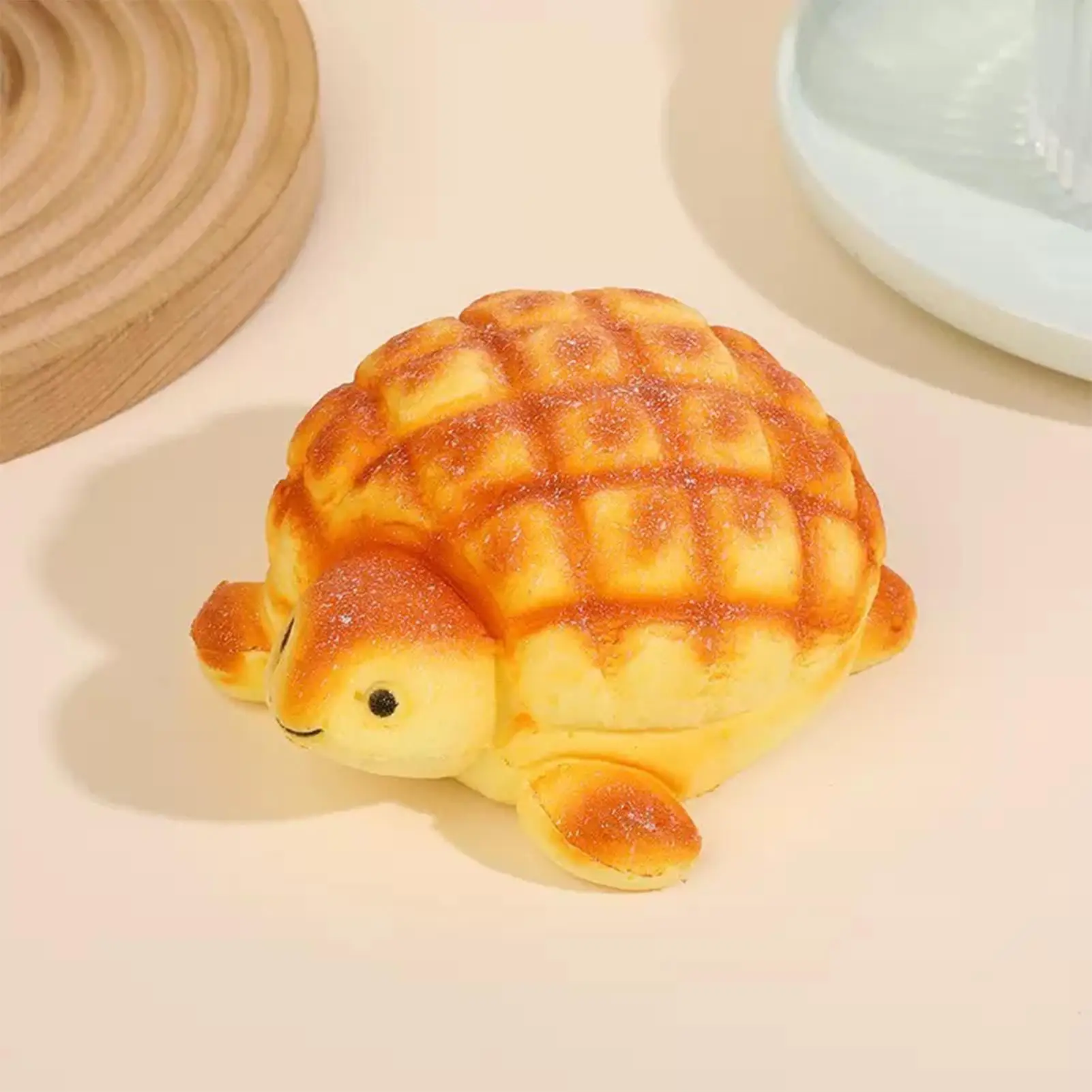Turtle Squeeze Toy Bread Texture Design Slow Rising Turtle Animal Sensory Fidget Toys for Kids Adults Home Office Classroom