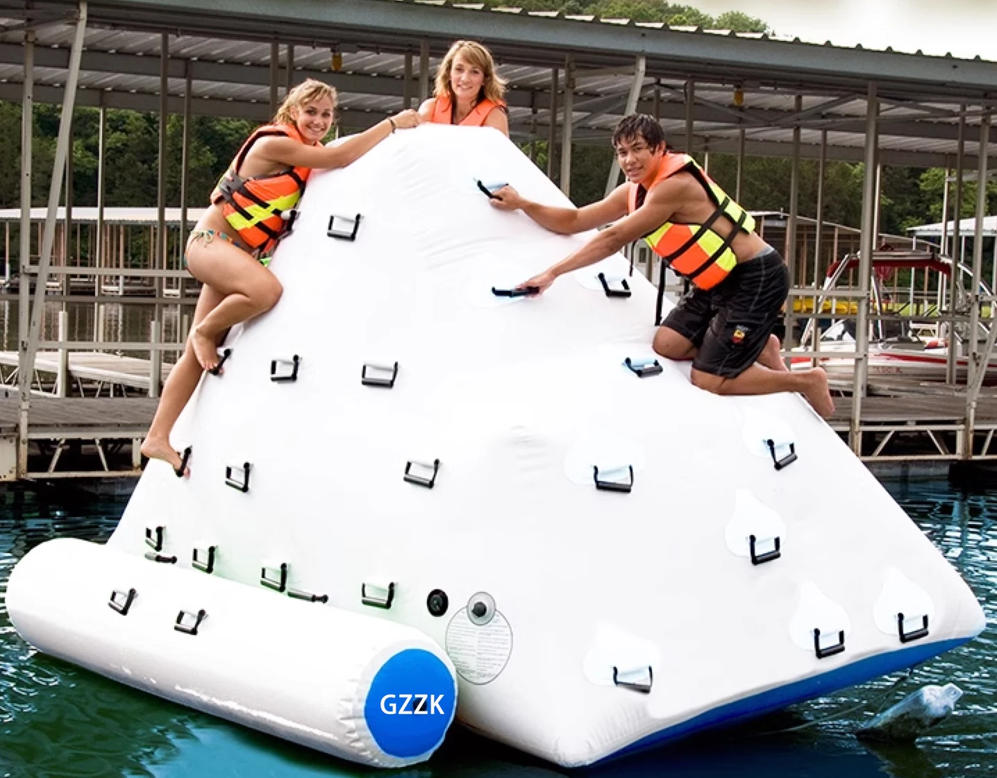 

Summer Hot Inflatable Floating Iceberg / Water Climbing Iceberg for Sale