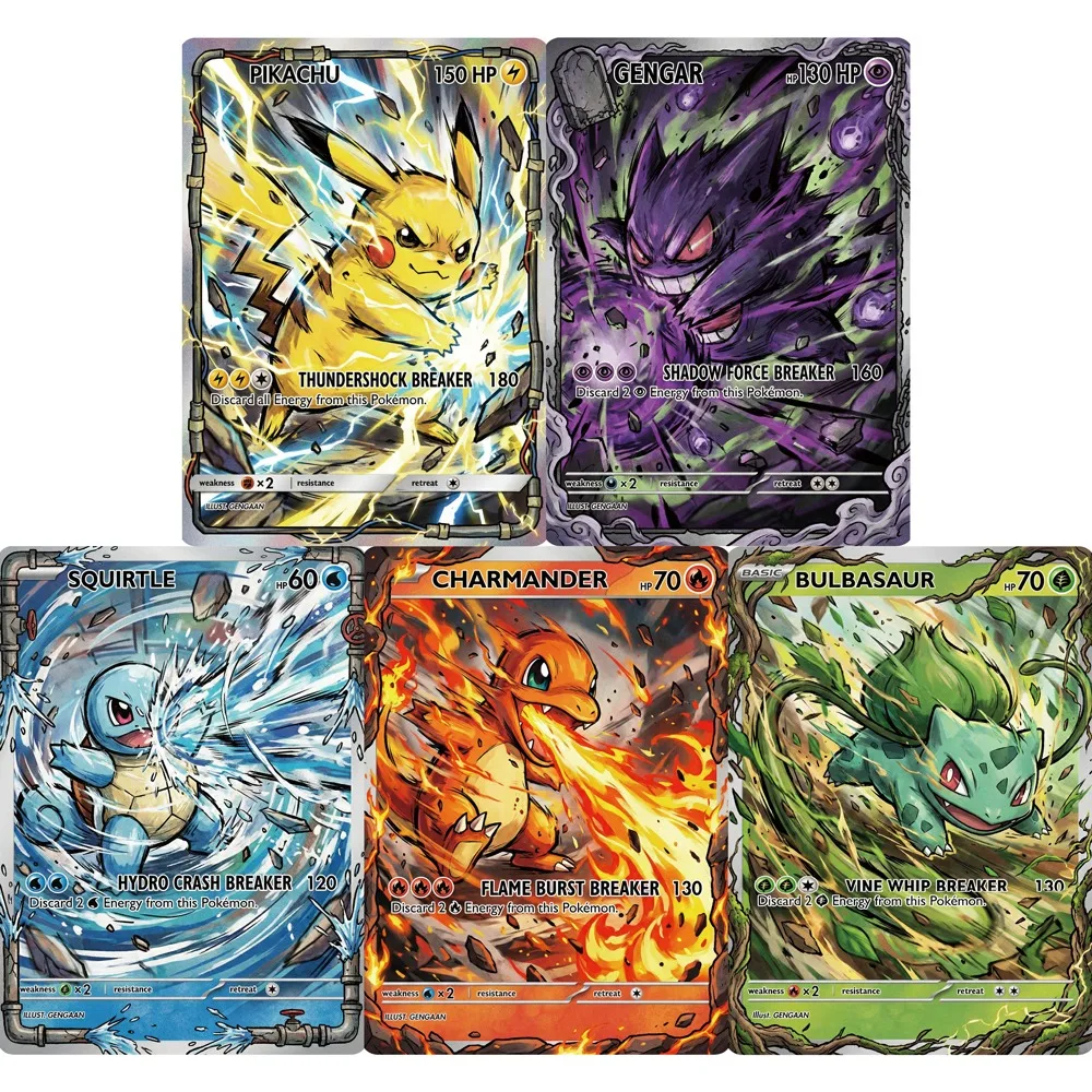 5Pcs Pokemon Cards …