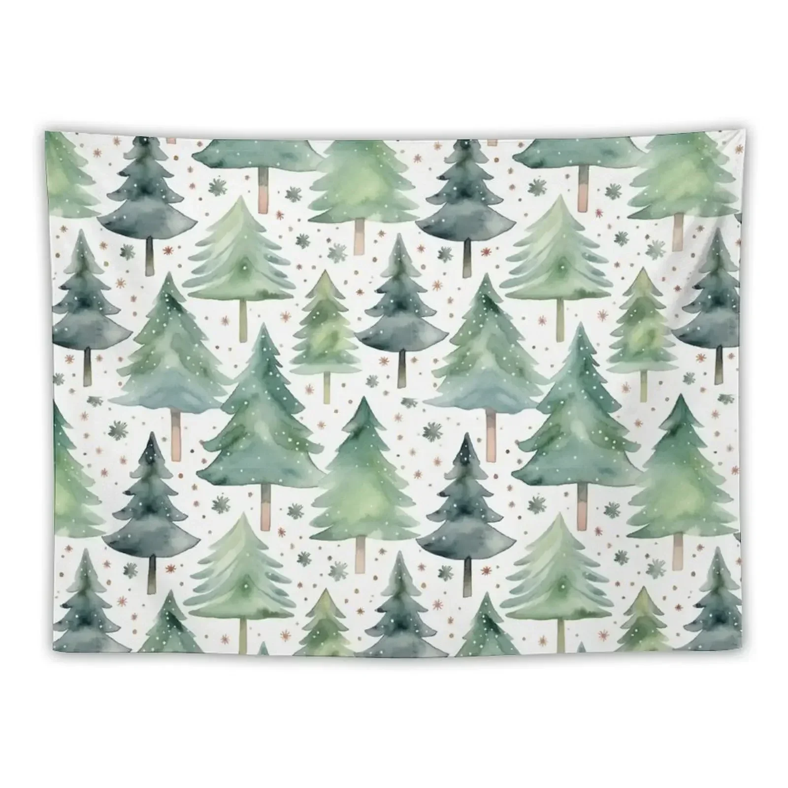 Festive Trees Digital Pattern Tapestry Wallpapers Home Decor Decorations For Your Bedroom Wall Decor Tapestry