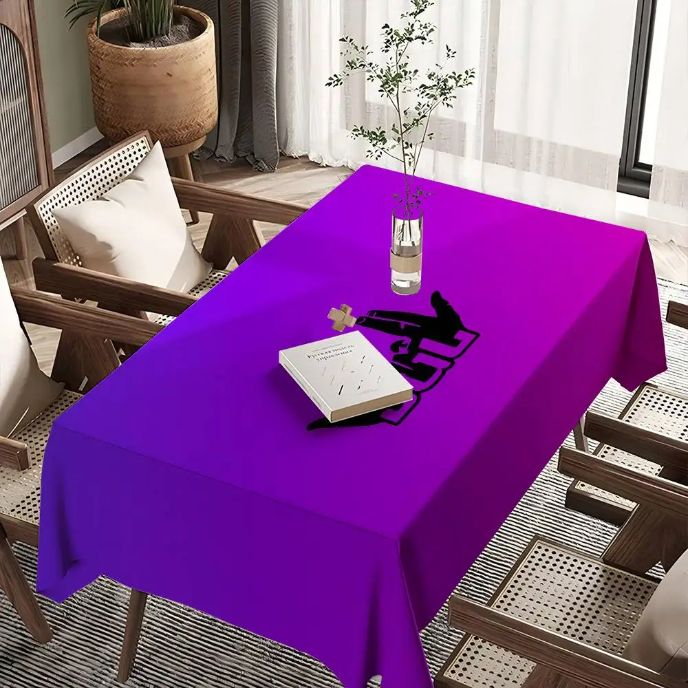 JuL C'est Pas Des Lol Polyester Waterproof Tablecloth Bedside Table Dustproof Decorative Cloth Living Room Coffee Tablecloth
