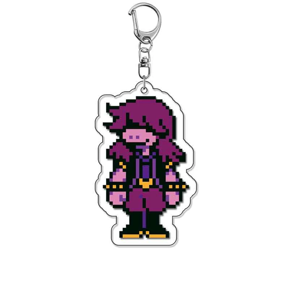 Gioco Deltarune Kris Susie Ralsei Lancer Noelle Holiday Berdly Costume Cosplay Portachiavi Portachiavi in acrilico