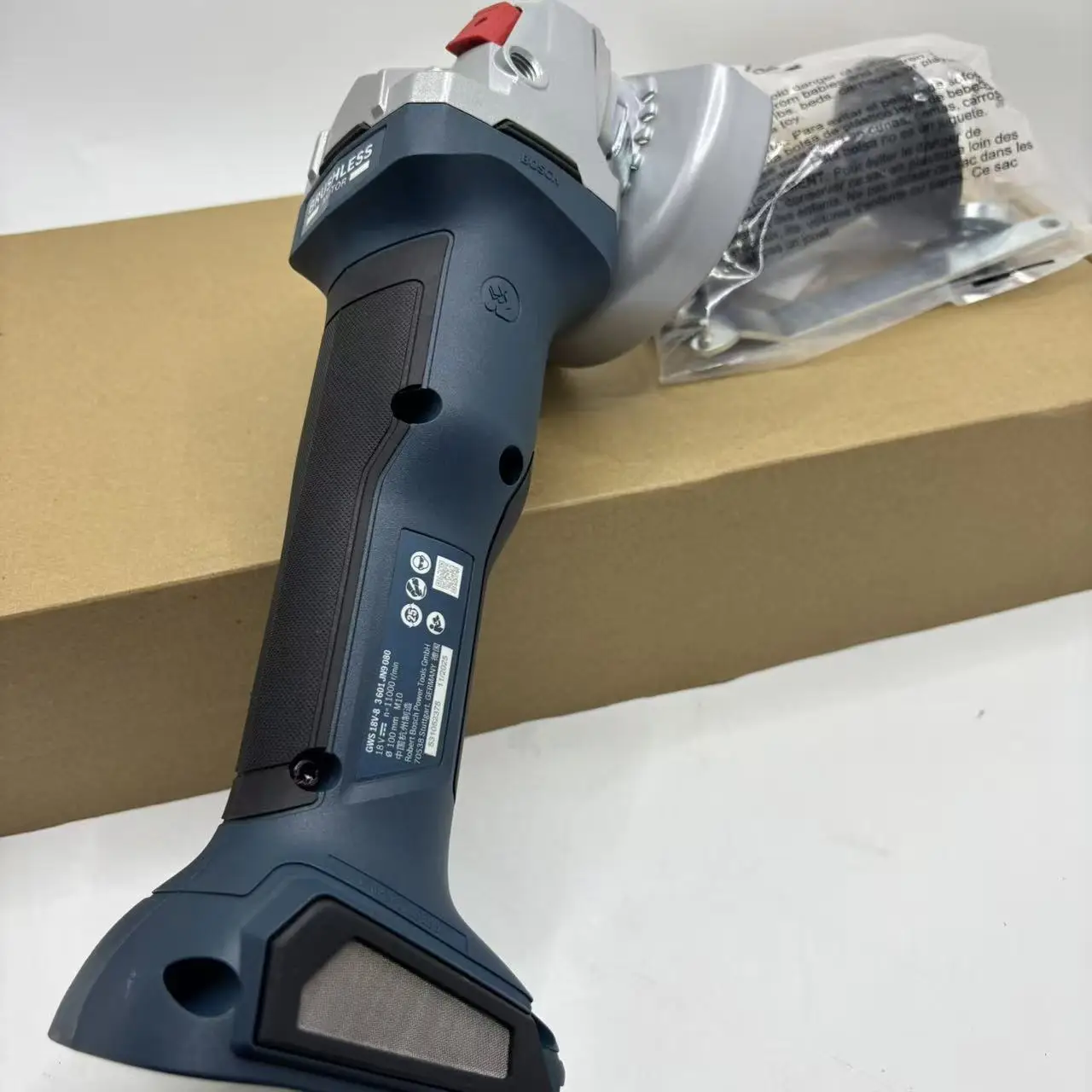 BOSCH GWS 18V-8 Cordless Angle Grinder 18V Professional Brushless 100MM Slide Switch Cutting Grinding Bosch Power Tools GWS18V-8