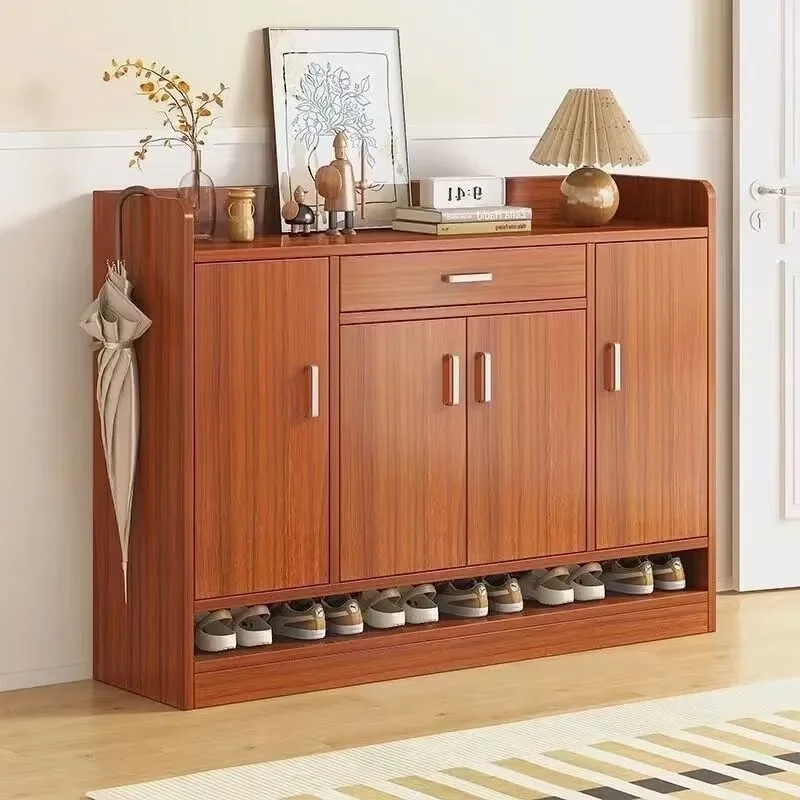 Large Capacity Shoe Cabinet for Home Entrance Porch Balcony Dust Proof Locker Modern Simple Foyer Storage Shoe Rack