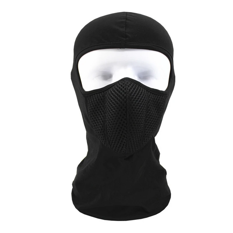 New Full Face Mask Motorbike Dustproof Sunscreen Full Face Cover Summer Cool Face Mask High Qualirty Fashion