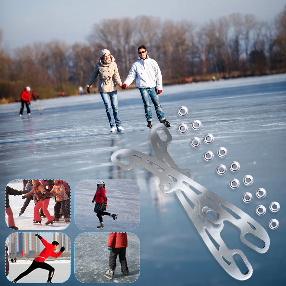 

Лезвия для коньков 253/290 мм, универсальные, 1 пара, из нержавеющей стали, для фигурного катания, для женщин и мужчин