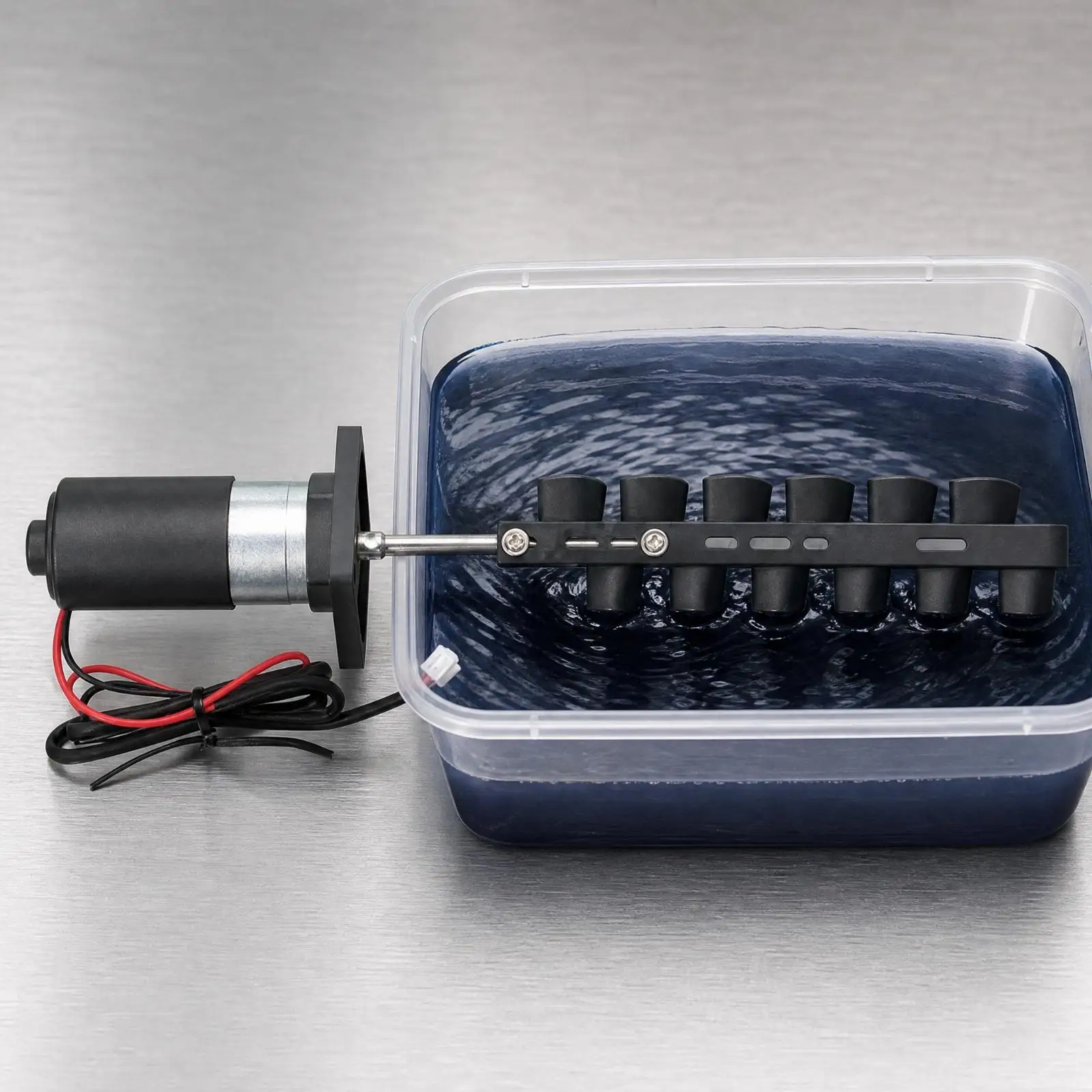 Electric Ink Mixer Motor Adjustable Shaft 24V Ink Mixing Motor Sediment for Transfer Printing Technicians, Print Shop Workers