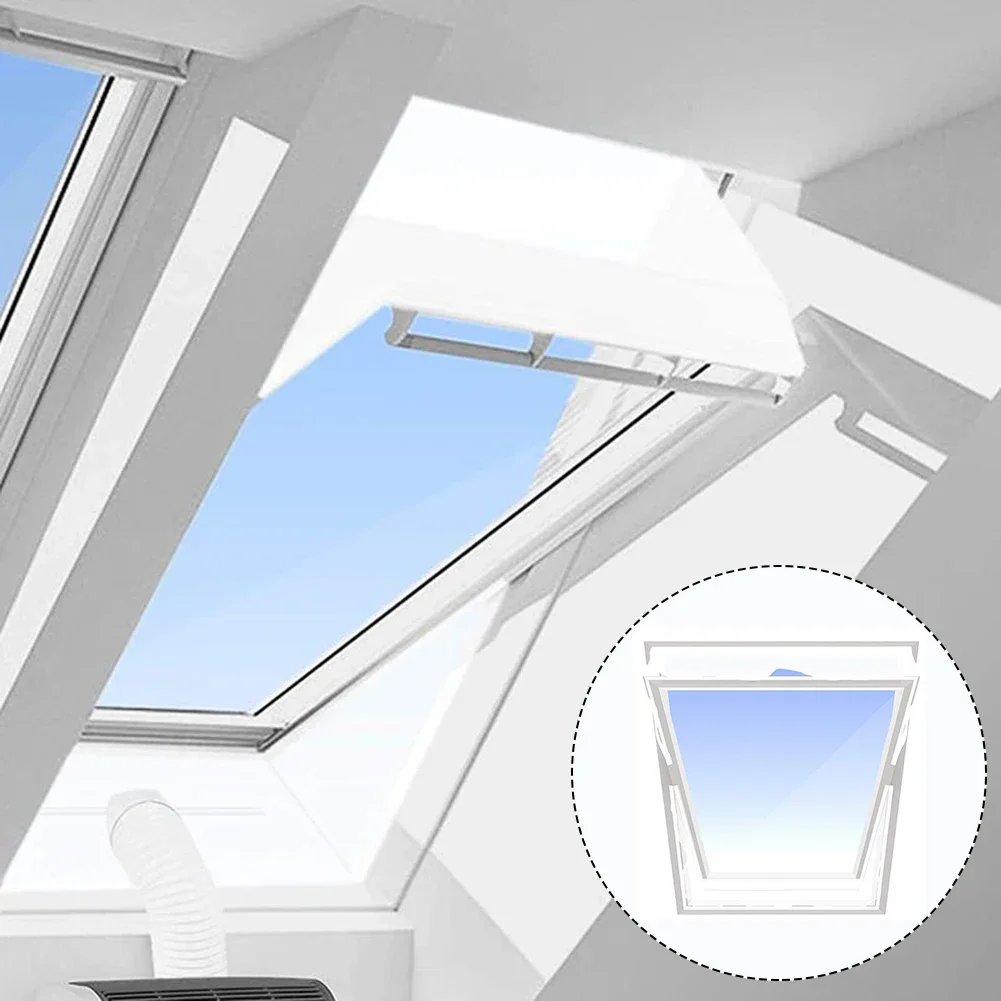 Robust Window Seal for Portable Cooling Units with Silver Finished Polyester for Long Lasting Use and Stability