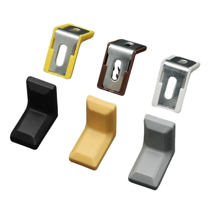 10PC Nylon Plastic Thickened Corner Support for 90-Degree Right-Angle Cabinets, L-Shaped Cabinet Furniture Closet Corner Connect