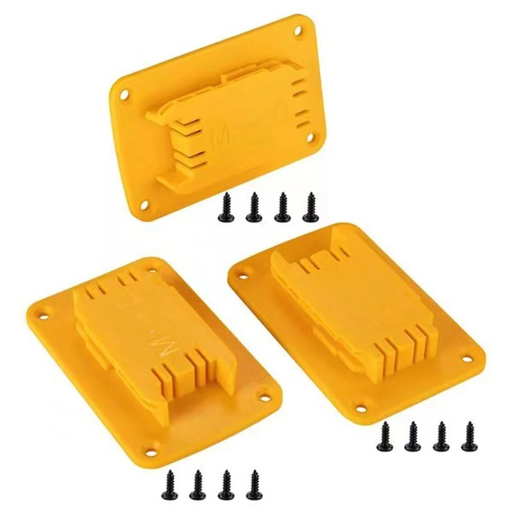 

Battery Storage Solution For Tools 20V Drill Color: Yellow Battery Holder Tool Installation Workshop Organization