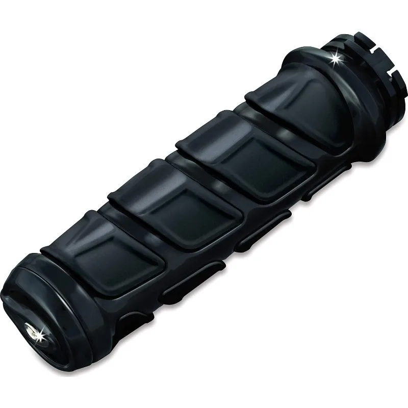 

Kuryakyn 6373 Premium Kinetic Handlebar Grips: Universal , Gloss Black, 1 Pair