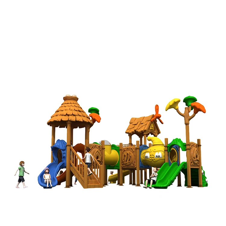 Equipment Plastic Slide Playground Outdoor Amusement Play Area Kids Children Outdoor Playground Equipment