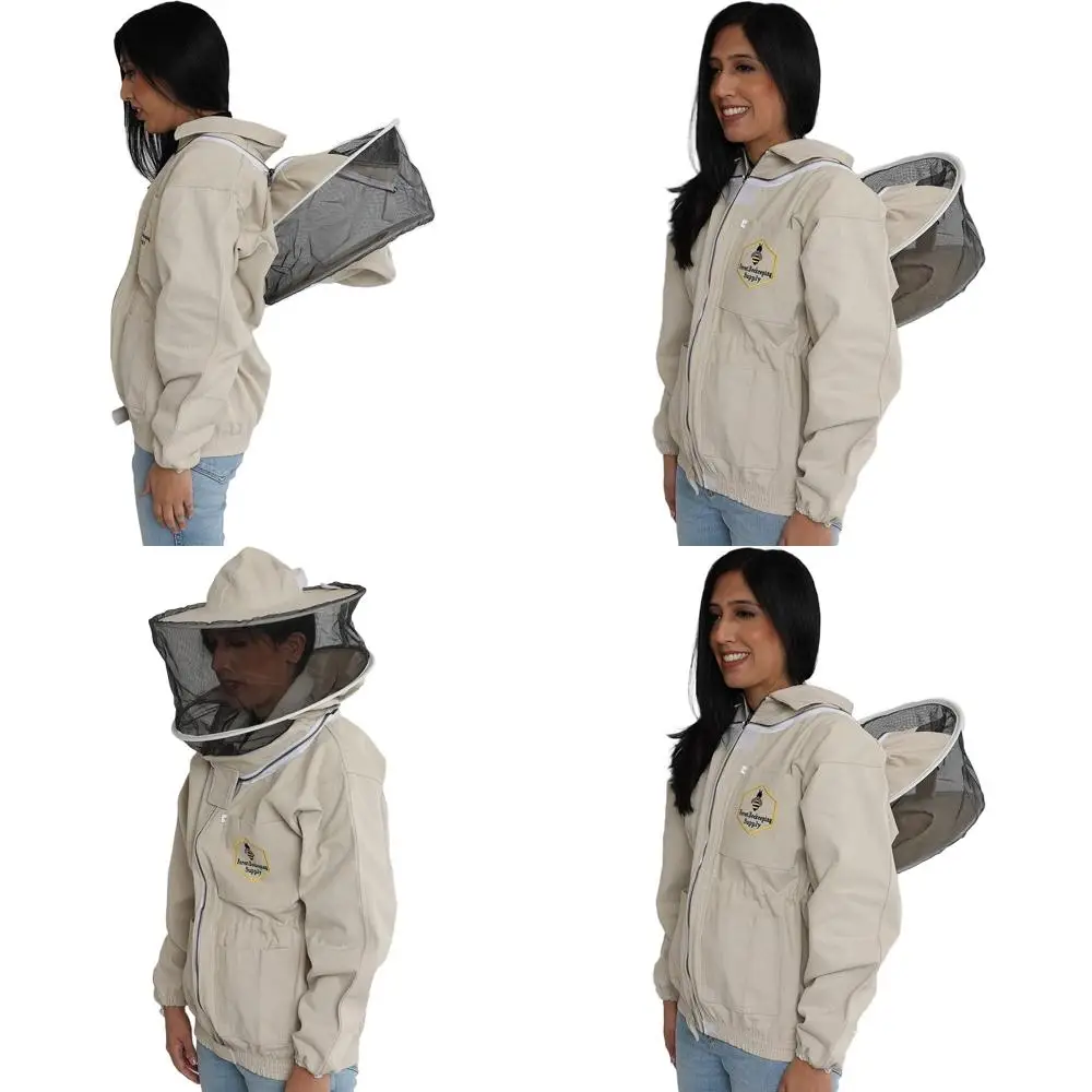 

Костюм из канваса с эластичной талией, металлическими молниями, 3 карманами, съемным капюшоном, размер 2XL