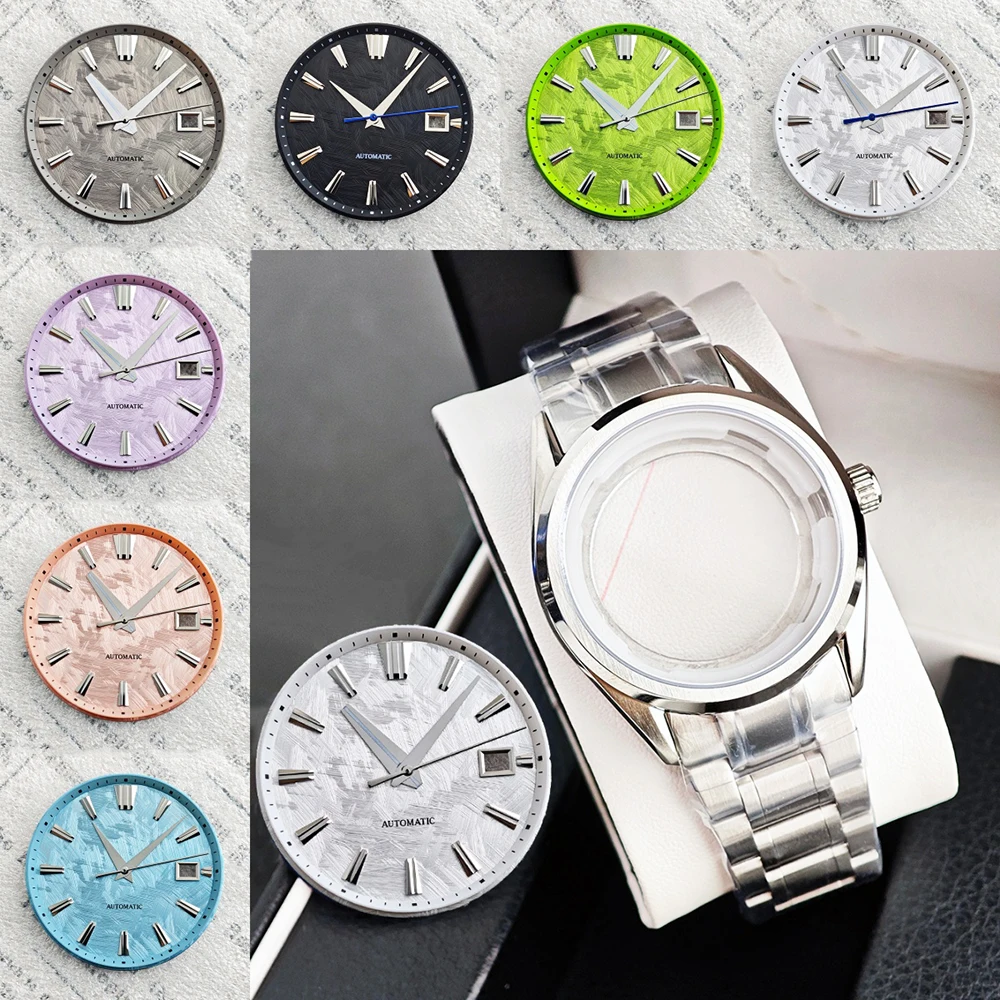 33,5 mm Uhrenzifferblatt, 39 mm Uhrengehäuse für GS-Uhr, individuelles Logo, Uhrenzifferblatt, passend für NH35-Uhrwerk, mechanisches Uhrenmodifikationszubehör