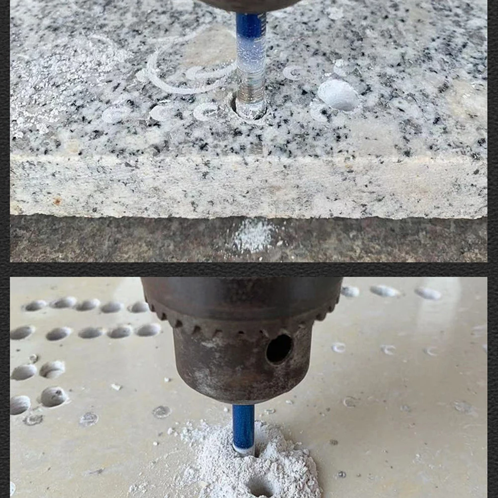 6/8/10/12mm Brazed Diamond Dry Drill Bits Hole Saw Cutter for Granite Marble
