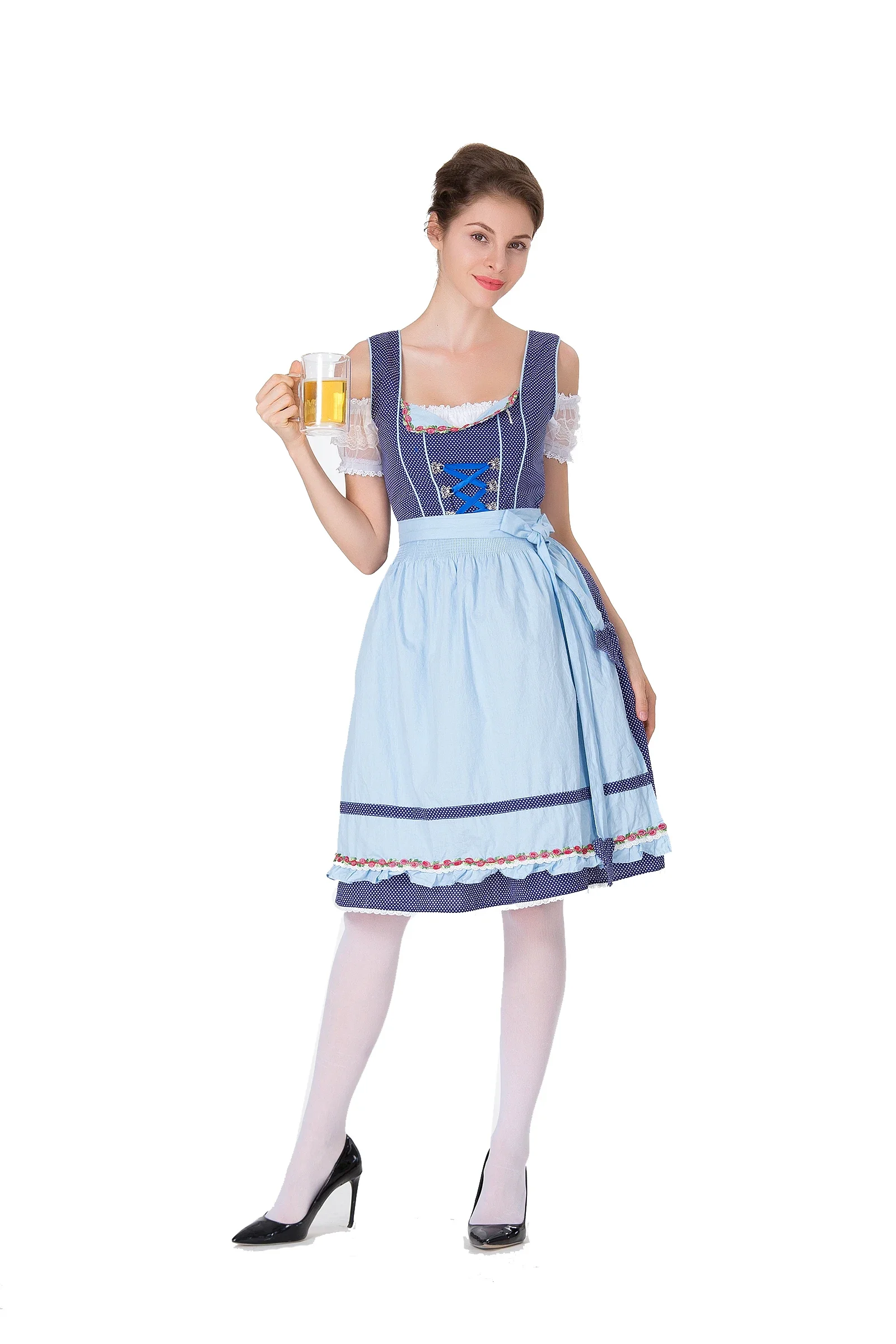 Disfraz de cerveza alemán para adultos, vestido Sexy, uniforme de Cosplay para fiesta de Halloween, Oktoberfest