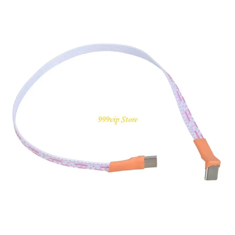 C90C Low Profile Type C Cable 1.5mm Thickness 480Mbps Data Transfer for Space Constrained Electronics FPV