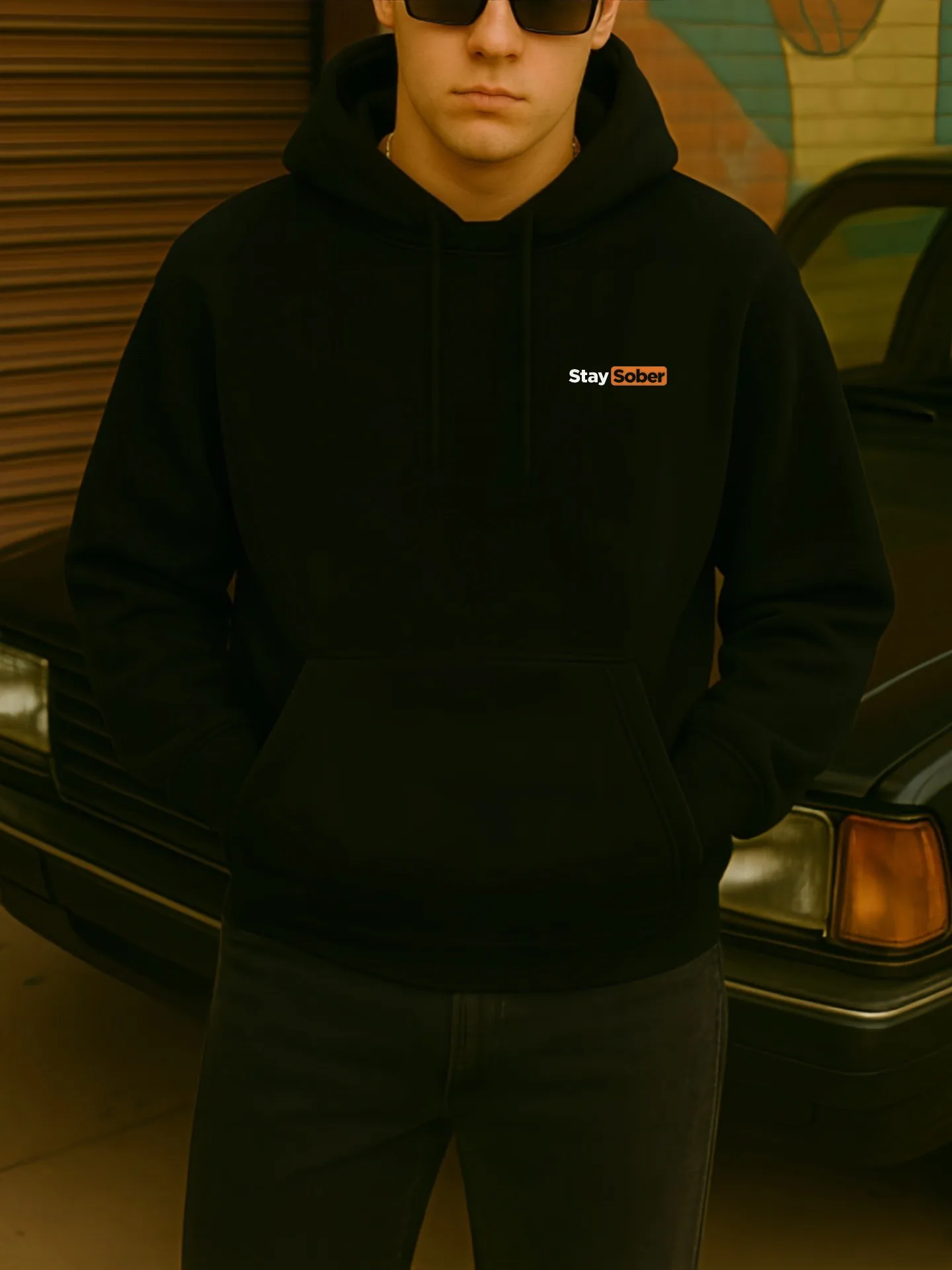 هوديي جرافيك للرجال، سماعة رأس - بلوفر بغطاء للرأس مطبوع، نمط كاجوال، قماش ناعم، للارتداء اليومي، للشباب #3