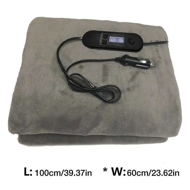 Car Heated Blanket auto Electric Heated Travel Blankets 12V Winter Warm Heated Blanket Mattress Body Heat Carpet Travel for Cars