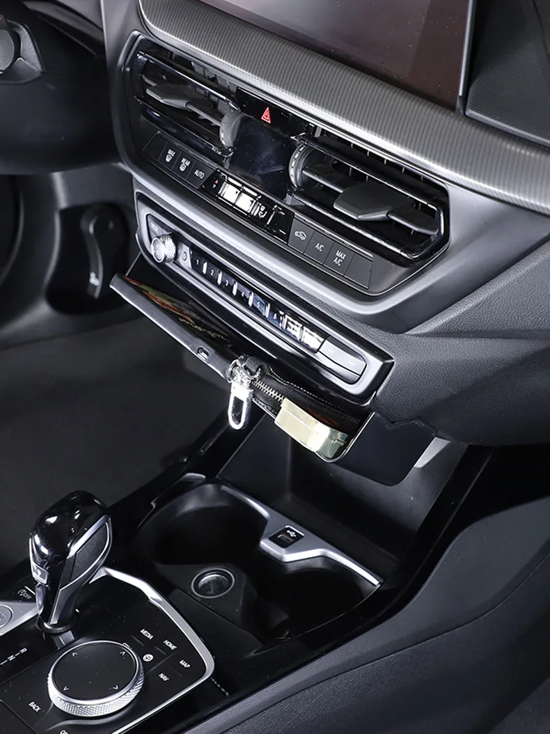 Für BMW 1er 2er Serie F40 F44 2020+ ABS Auto Vordere und Hintere Tür Innengriff Armlehne Aufbewahrungsbox Handyablage Auto-Zubehör – Detail 13