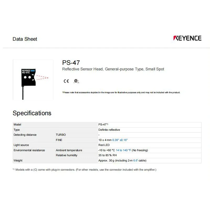 PS-47 KEYENCE 100% brand new and original Separate photoelectric switch sensor, Welcome to Inquiry
