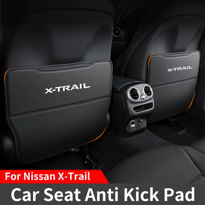 

Защитная накладка на переднее сиденье из кожи для Nissan X-Trail T30 T31 T32, защита от ударов ногами