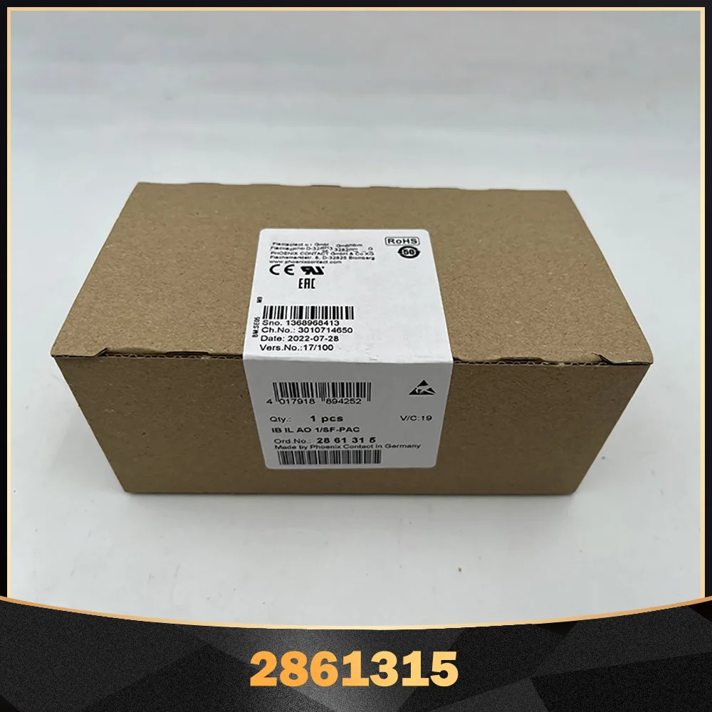 2861315 For Phoenix Analog Module - IB IL AO 1/SF-PAC High-Quality