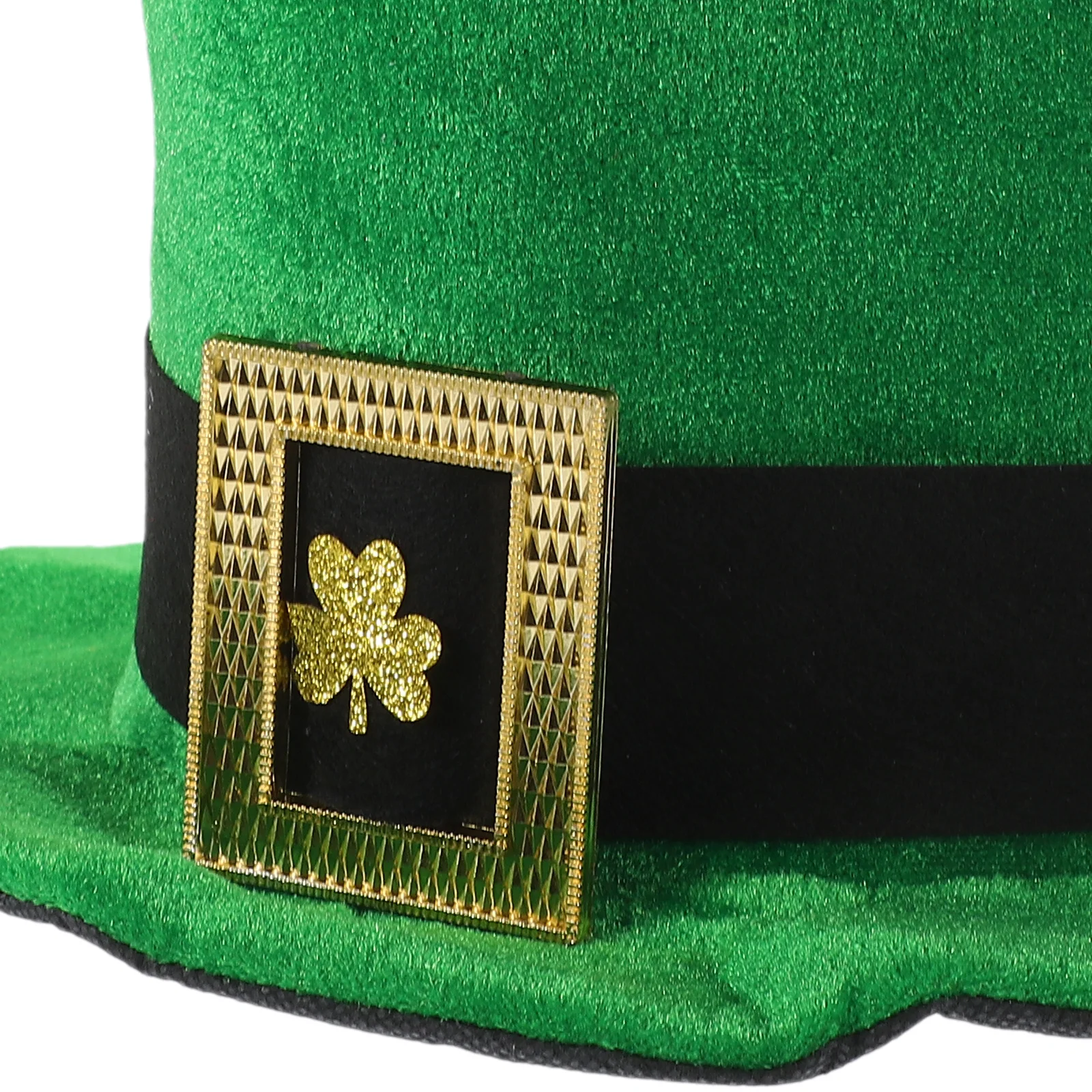 

Green St Patricks Day Hat Lightweight Classic Top Hat Party Decoration Photo Prop Lucky Shamrock Irish Festival Cap