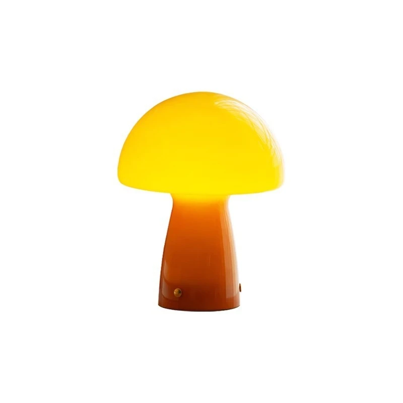 

Full spectrum mushroom table lamp bedroom bedside Bauhaus antique girl Nordic Internet celebrity living room