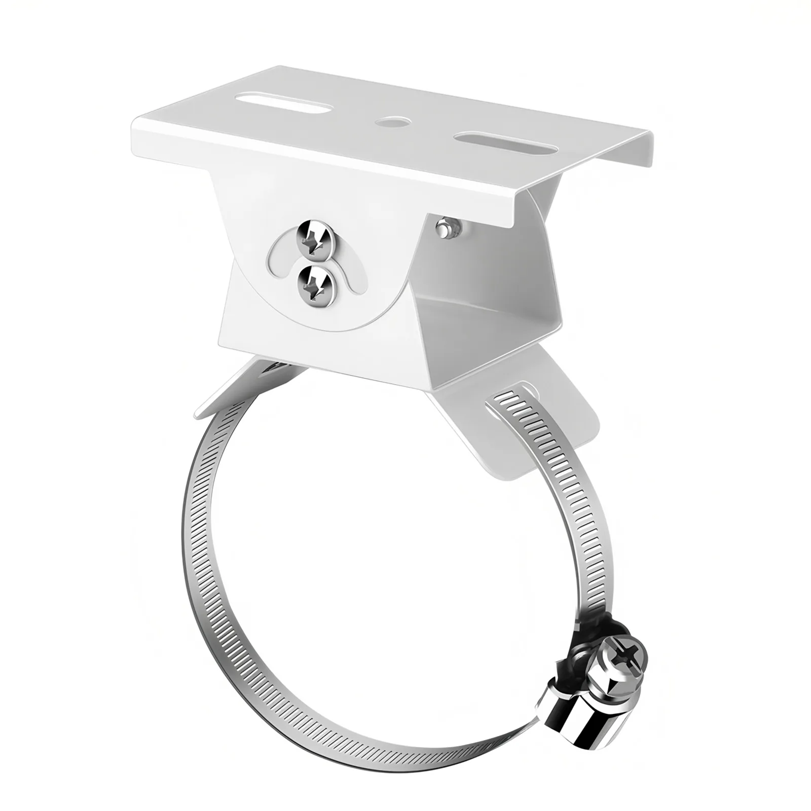 CCTV Camera Mount Pipe Mounting Bracket Adjustable Duckbill Universal Joint Cross Arm Camera Mount Holder Vertical Pole Mount