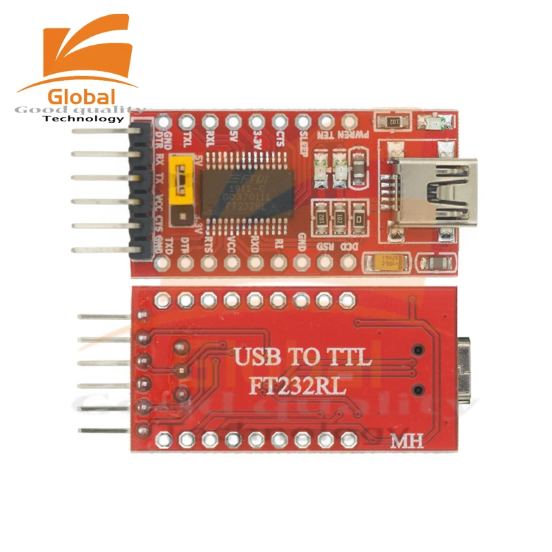 FT232RL FT232 USB TO TTL 5V 3.3V Download Cable To Serial Adapter Lucky Module USB TO 232
