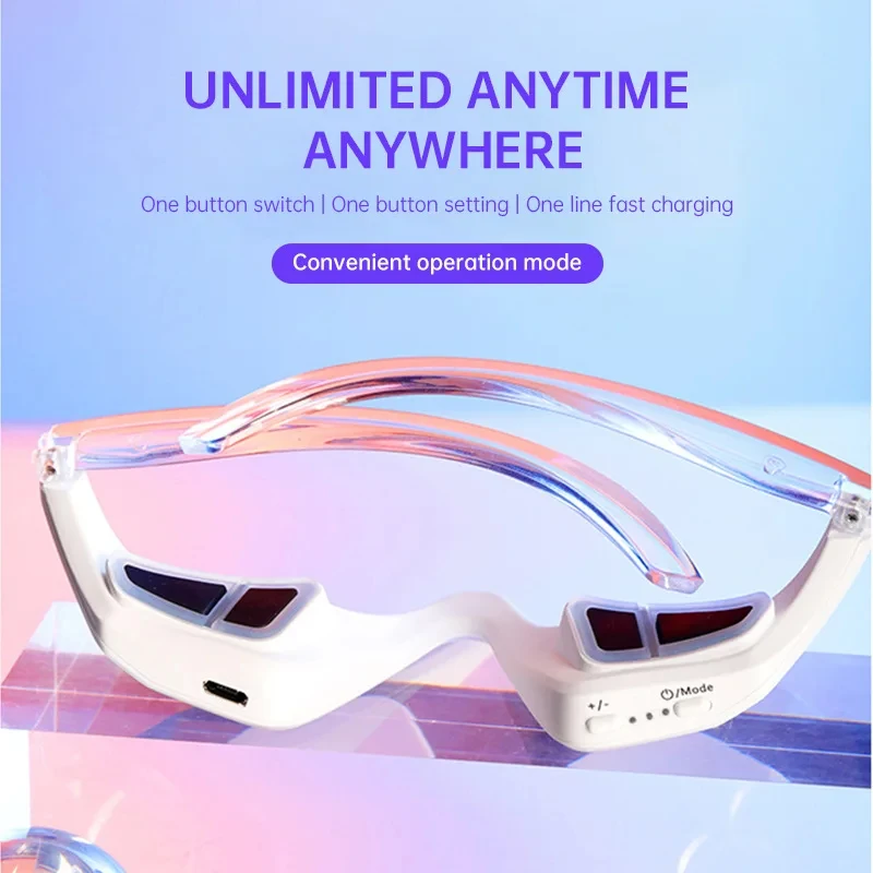 

EMS Micro-current Pulse Eye Massager Relaxing Eye Beauty Device Fades Dark Circles and Wrinkles Eliminates Eye Bags Veya