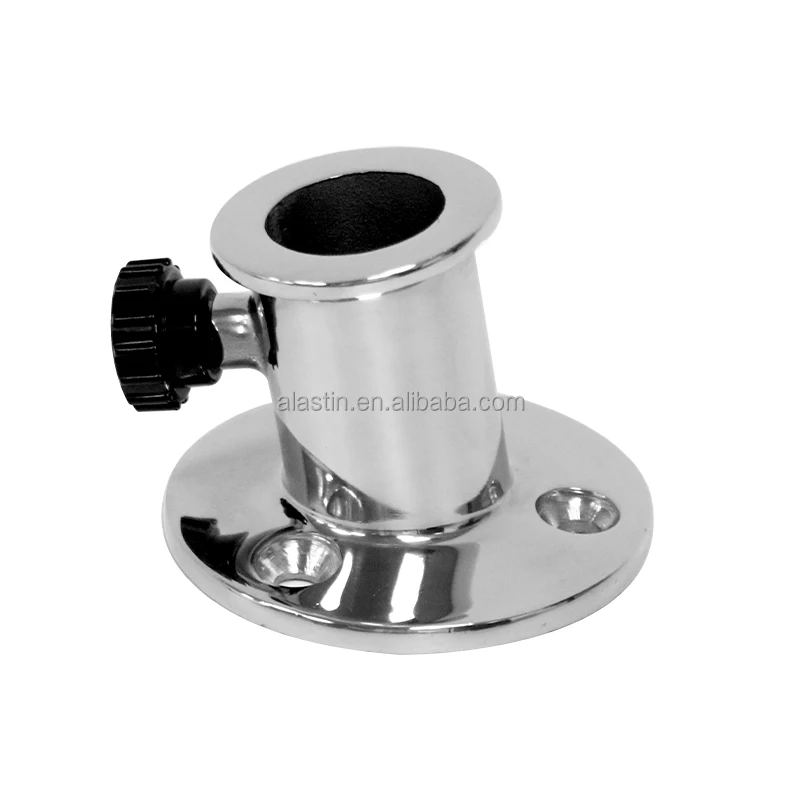 

STLF Wholesale Flagpole Pedestal Boat Accessories 316 Stainless Steel Yacht Ship Caravan Marine Flagpole Base
