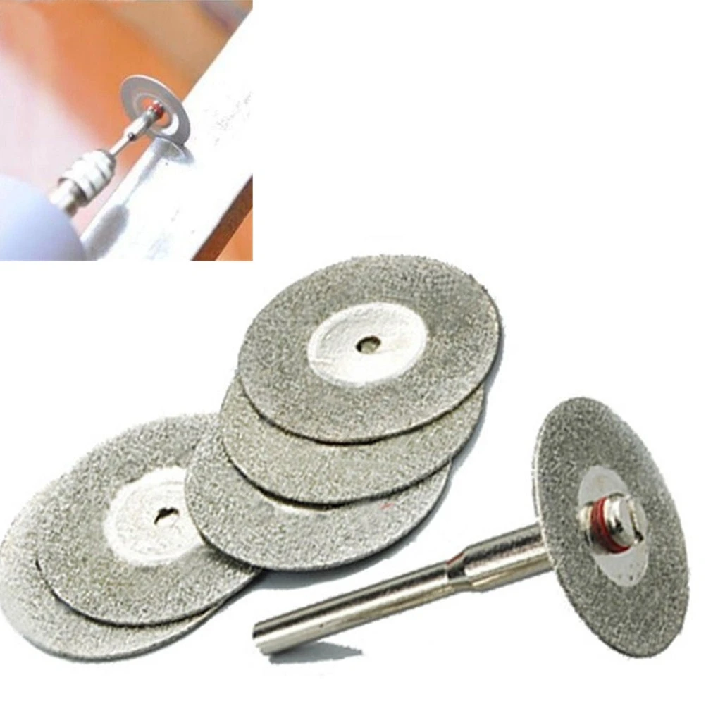 5pcs 22mm Cutting Disc Diamond Grinding Wheel Disc Circular Saw Blade Abrasive Mini Drill Rotary Tool Accessories